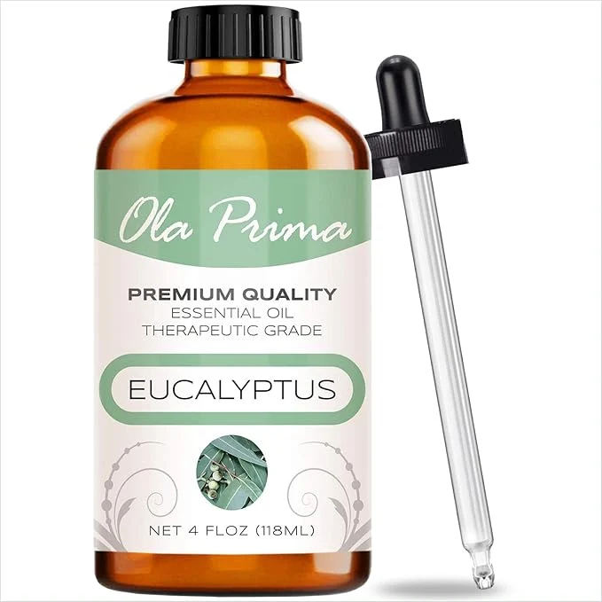 Official Ola Prima Eucalyptus Essential Oil Therapeutic Grade Environmentally Friendly