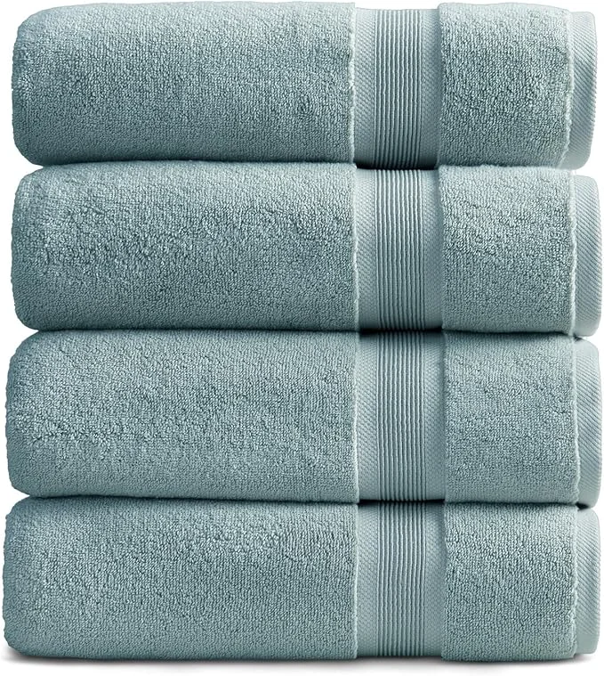Springtree Home Luxury Bamboo Rayon Bath Towel Set of 4 35 Bamboo Rayon Genuine