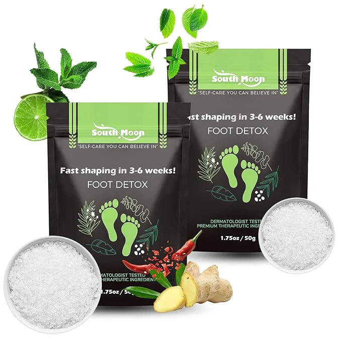 First-Class 2Pack Herbal Body Detox Foot Soak Salt Detox Shaping Cleansing Top-Quality