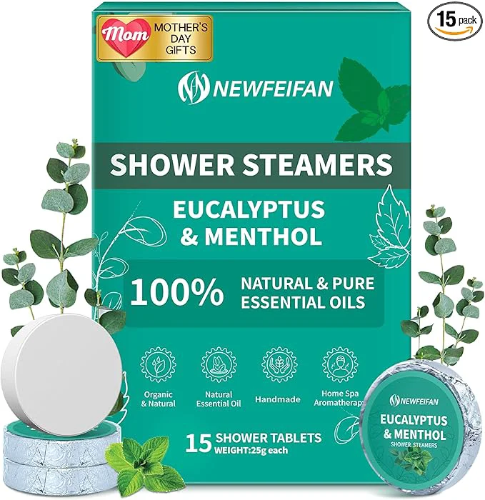Modern Shower Steamers Aromatherapy 15 Pack Basket Set Optimized