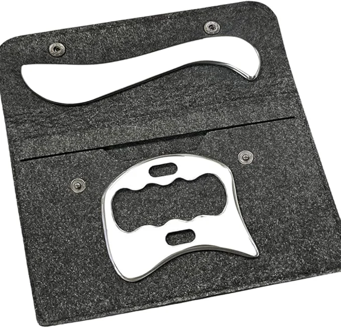 Breathable Stainless Steel Gua Sha Scraping Massage Tool-Muscle Scraper Fine