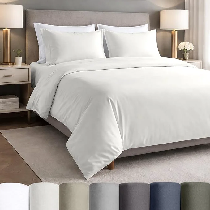 Functional California Design Den California King Sheets Deep Pockets Set – Egyptian Cotton Sheets Set Lightweight amp Crisp Percale Durable Luxury Bedding – Ivory Safe