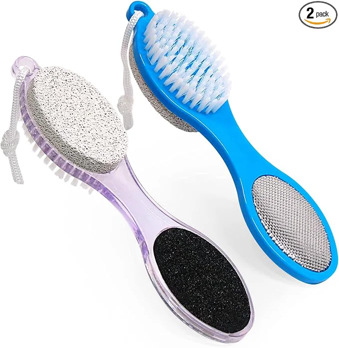 High-Grade 2-Pack 4 in 1 Pedicure Tool Callus Remover Stylish