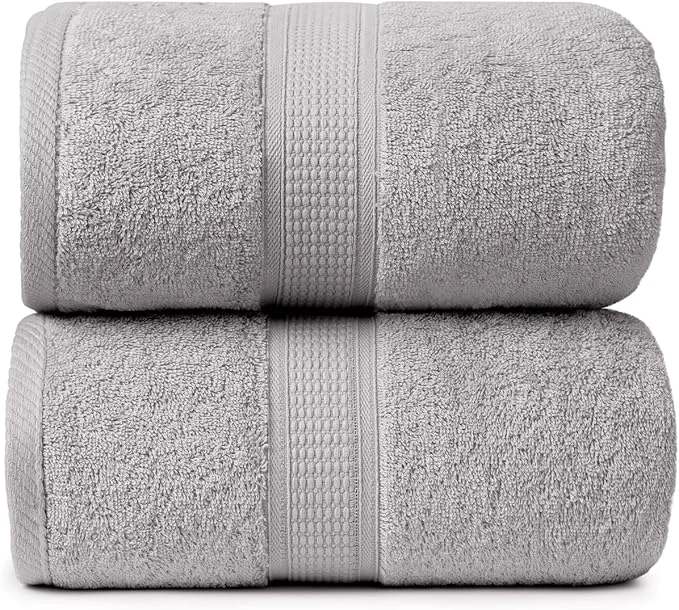Casual Ariv Premium Jumbo Bath Towels Pack of 2 Beach Towel Extra-Large Bath Sheets Enhanced