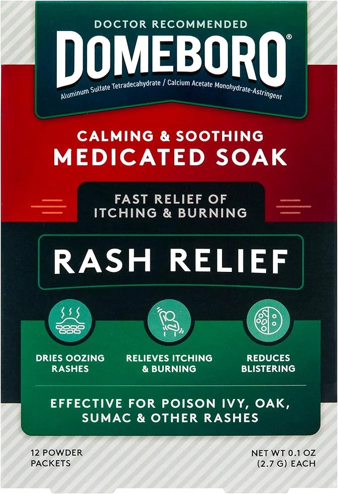 Prestigious Domeboro Medicated Soak Rash Relief Luxury