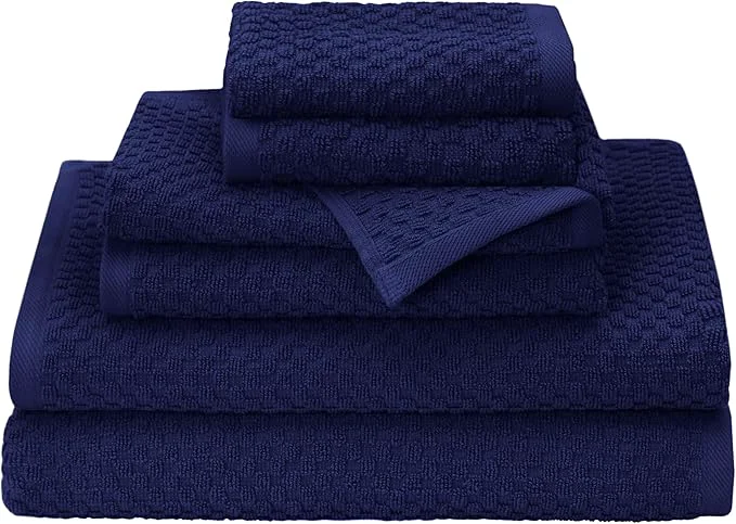 Practical COTTON CRAFT Waffle 6 Piece Towel Set Original Design