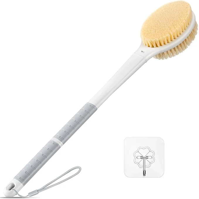 Dependable Back Scrubber Body Shower Brush Anti Slip Long Handle Bath Brush Exceptional
