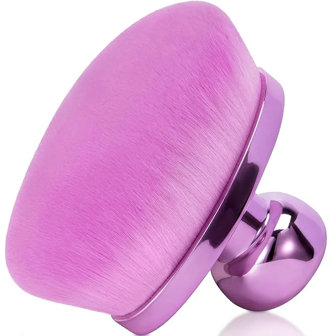 Original Design Extra Large Body Makeup Brush for Self Tanner – 115mm Wide Oval Kabuki Body Sophisticated