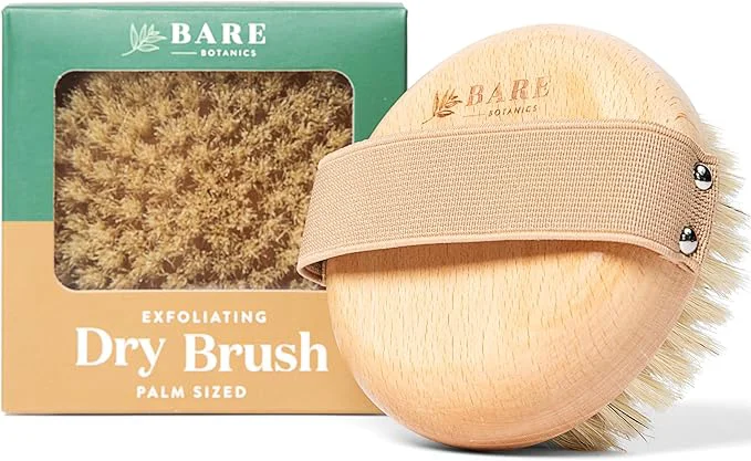 User-Friendly Bare Botanics Dry Body Brush for Lymphatic Drainage Advanced