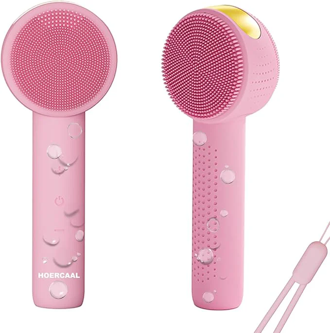Fashionable Facial Cleansing Brush Electric – Rechargeable Silicone Face Scrubber Secure