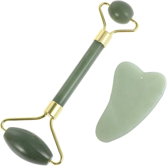 Quality rosenice Jade Beauty Vessel Gua Sha Massage Tool Set Outstanding