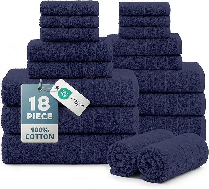 Clean Casa Platino Luxury Cotton Bath Towel Set Healthy
