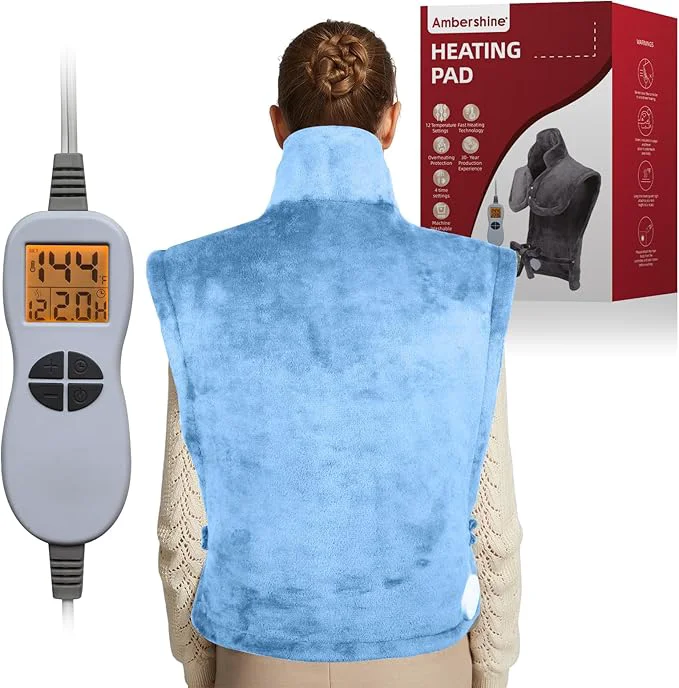 First-Class Ambershine 26 x35 XXXL King Size Neck Shoulder Back Heating Pad Premium