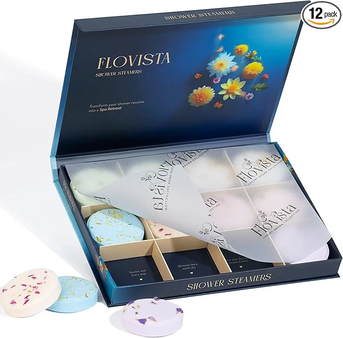 Official Gifts for Women Aromatherapy Shower Steamers – 12-Pack Self Care Spa Recyclable