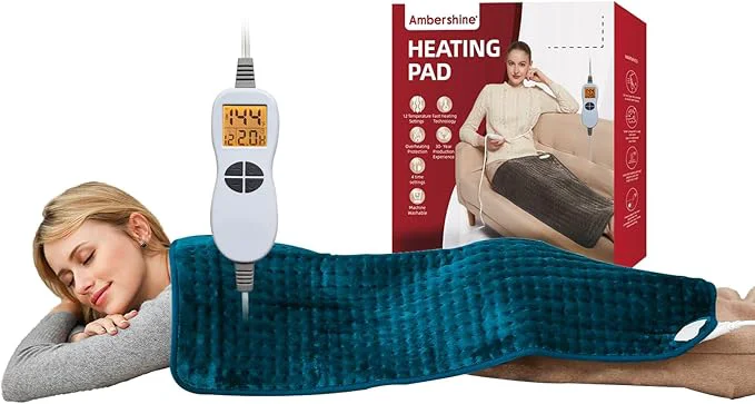 Organic Ambershine 17”x33” XXXL King Size Heating Pad Fine