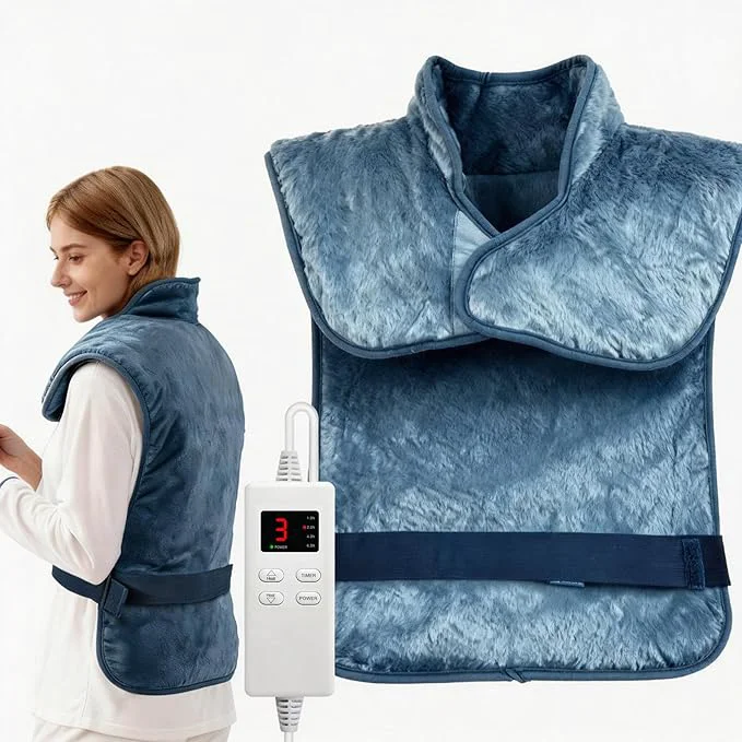 Contemporary Wearable Heating Pad for Back Neck and Shoulders Heating Wrap for Pain Relief Excellent