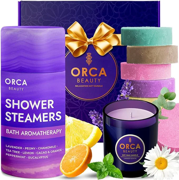 Efficient 8-Pcs Shower Steamers Aromatherapy Scented Candle Original Design