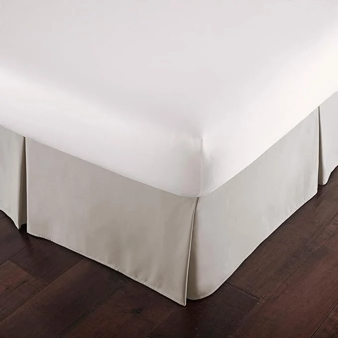 Proven Southshore Fine Living Inc. Hotel Quality Twin Bed Skirt 14 Inch Drop Pleated Dust Ruffle Twin Size Pet Hair Resistant Bedding Easy Care Microfiber To Hide Storage – Natural Beige Refined