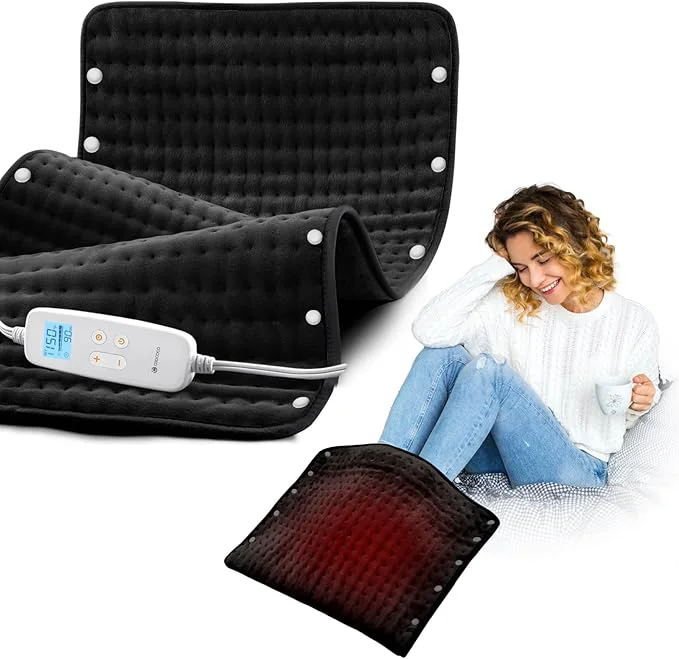 Organic CooCoCo Large Heating Pad for Back Pain Relief FSA Eligible Foot Warmer Quality