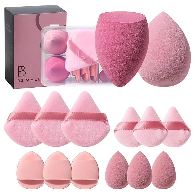 Genuine Makeup Sponge Set BS-MALLTriangle Puff 14 Pcs First-Class