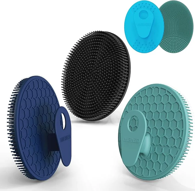 World-Class INNERNEED Food Grade Silicone Body Scrubber Gentle Exfoliating Brush Official