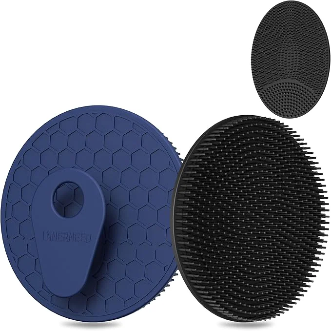 Organic INNERNEED Food Grade Silicone Body Scrubber Gentle Exfoliating Brush Smooth
