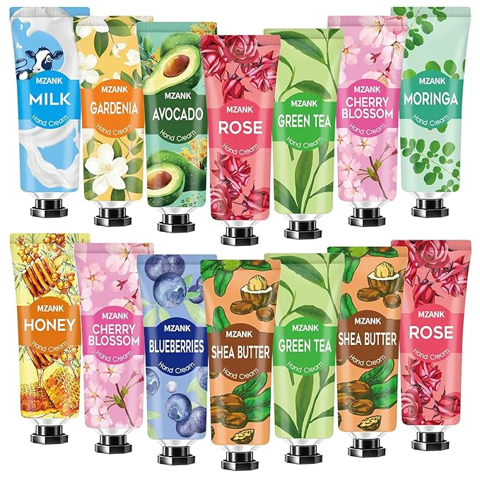 Excellent MZANK 14 Pack Hand Cream for Dry Cracked Hands Mothers Day Gifts Teacher Prestigious