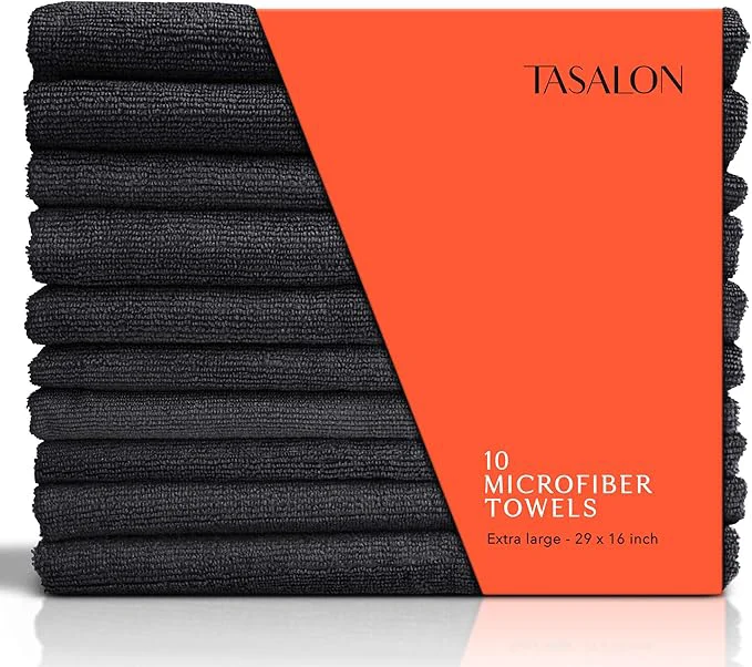 Reusable TASALON Microfiber Hair Towel for Salon Quality