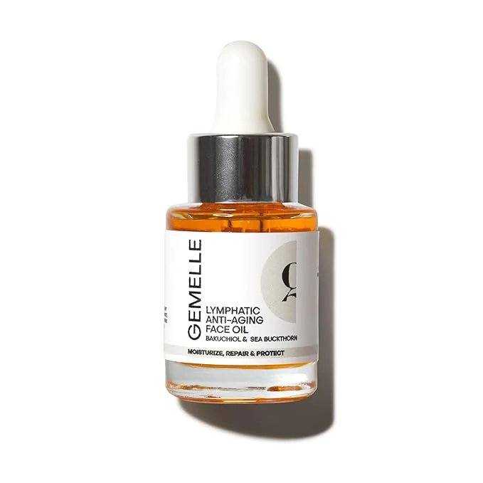 Official GEMELLE Lymphatic Anti-Aging Face Oil 10x Award winner Vitamin C E A Authentic