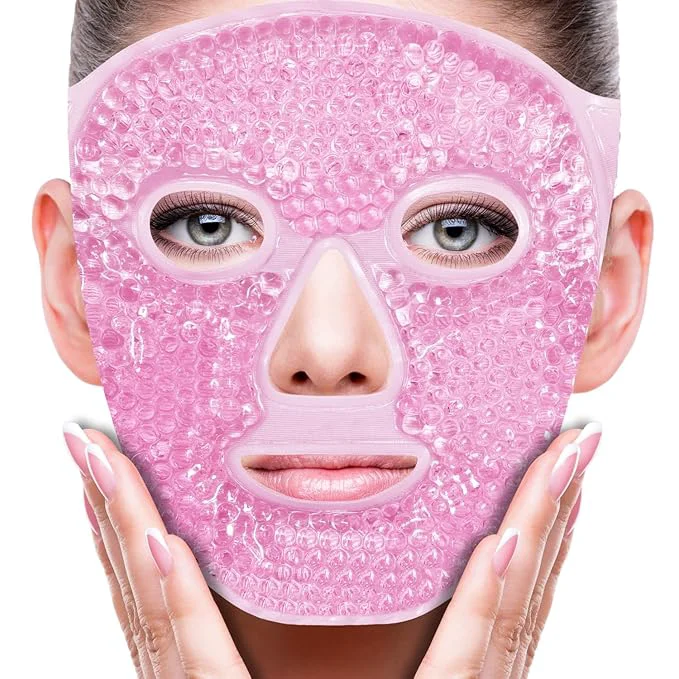 Verified ZNÖCUETÖD Face Ice Mask Facial Ice Packs Gel Hot Cold Compress Reliable