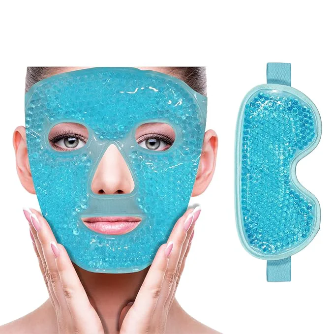 Authentic ZNÖCUETÖD Cooling Ice Face Eye Mask Smooth