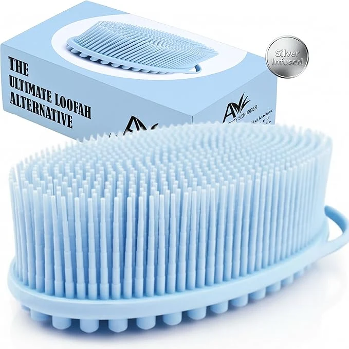 Functional Avilana Silver Edition Body Scrubber High-Quality
