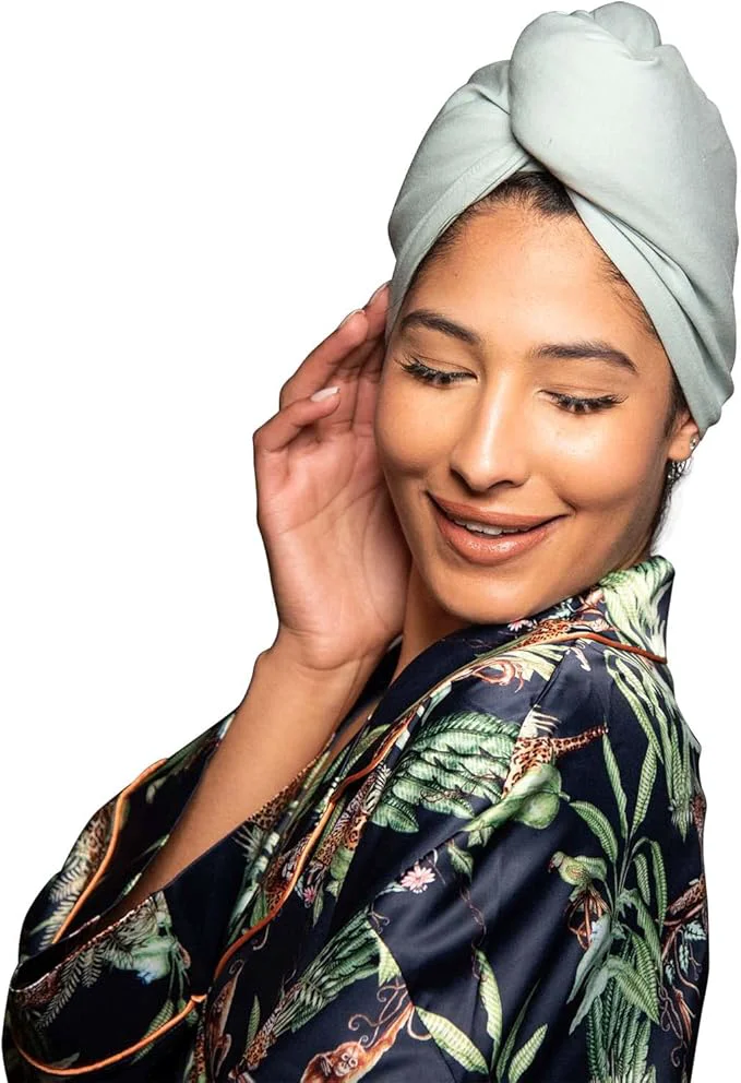 Expertly Made Tee Shirt Drying Wrap Frizz Soft Lightweight Flexible Hair Drying Crafted
