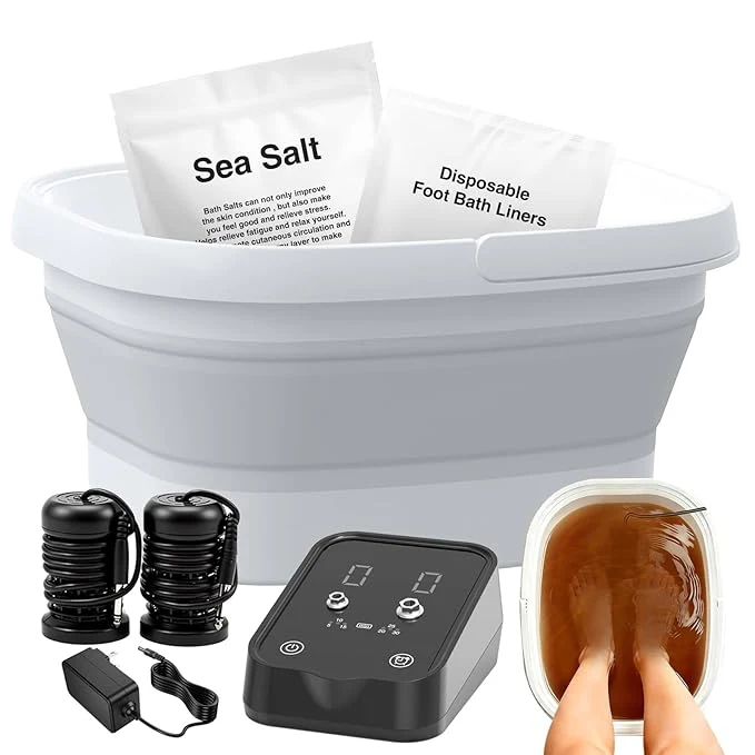 Practical Ionic Foot Bath Detox Machine Foot Detox Foot Bath Soak Tub Reusable