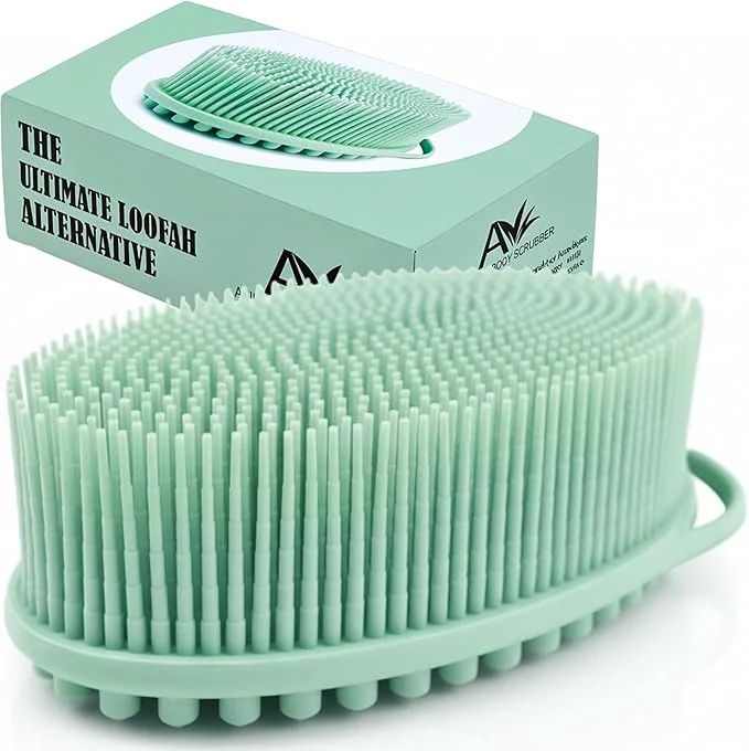 Reusable Avilana Premium Silicone Body Scrubber Crafted
