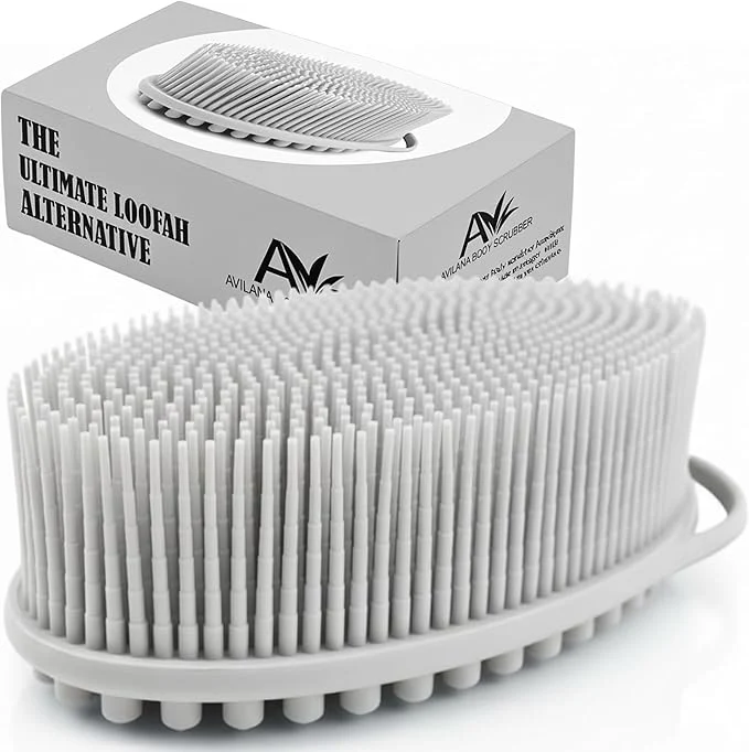 High-End Avilana Premium Silicone Body Scrubber Organic