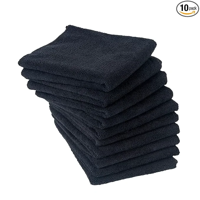Clean Eurow Microfiber Salon Towels – Bleachproof Ultra Absorbent Quick Drying – Luxury