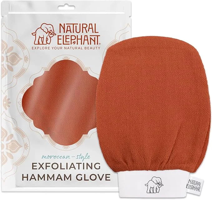 Fast Natural Elephant Exfoliating Hammam Glove Moroccan Kessa Body Scrub Specialty