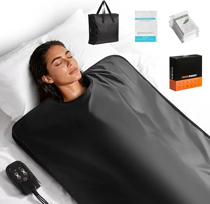 Practical Portable Sauna Blanket PVC Full Body Heated Bag Luxury