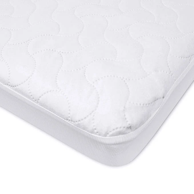 Pure American Baby Company Waterproof Fitted Pack and Play Mattress Protector 39 quot x 27 quot – Quilted Noiseless Soft amp Breathable Playpen and Pack n Play Mattress Cover Recyclable