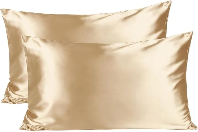 Expertly Made YANI Satin Pillowcase for Hair and Skin Care Silk Pillowcase 2 Pack Standard 20inch X26 39 39 Size Pillow Cases Set of 2 -Satin Cooling Pillow Covers with Hidden Zipper Floral Print Excellent