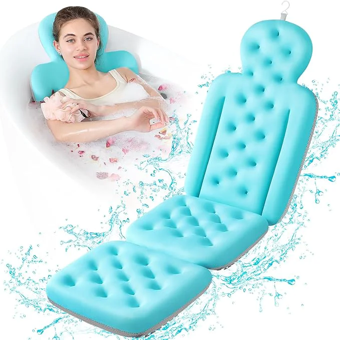 First-Class Luxury Bath Cushion Full Body Bathtub Pillow Functional
