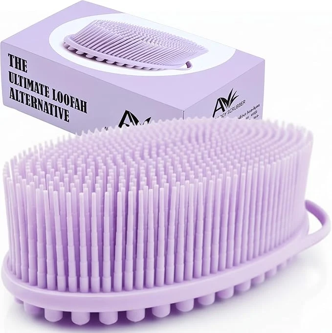 Exclusive Avilana Premium Silicone Body Scrubber High-Grade