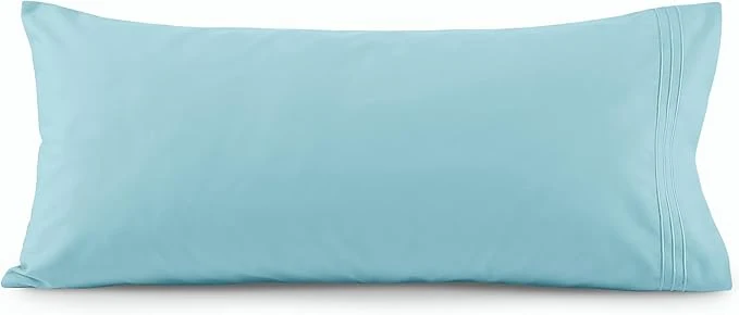 Green Elegant Comfort Luxury Ultra-Soft 1-Piece Body Pillowcase – 1500 Premium Hotel Quality Microfiber Double Brushed – Wrinkle Resistant Body Pillowcase Size Aqua Blue Prestigious
