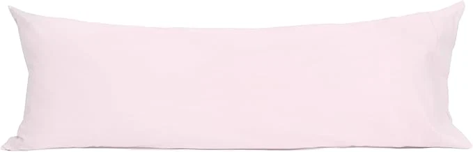 Sunflower Body Pillowcase Cotton Long Pillow Cover Case Envelope Closure 1 Pack 20×54 inches Light Pink Soft and Breathable Advanced