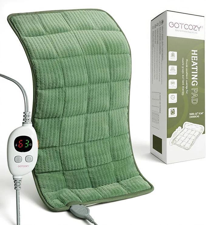 Prestigious GOTCOZY Weighted Heating Pad 12 X24 High-Performance
