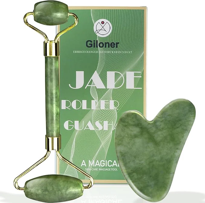 Clean Guasha Tool for Face Jade Roller for Face Gua Sha Facial Tools for Reduce Proven
