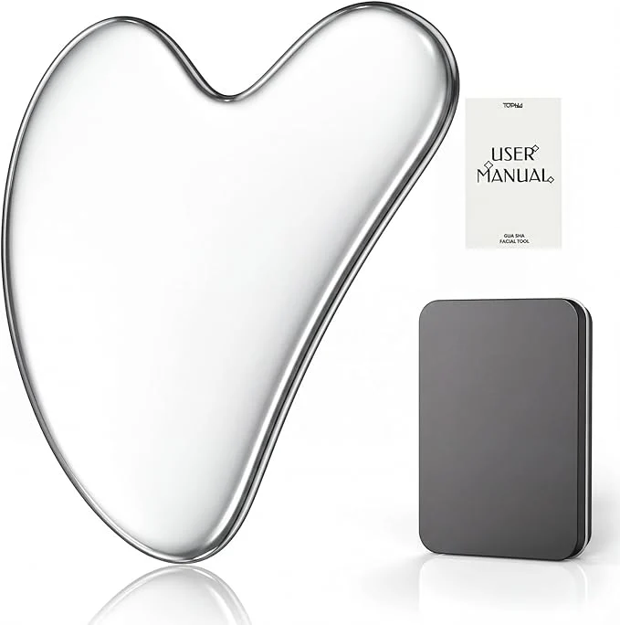 Expertly Made Gua Sha Facial Tool – Stainless Steel Guasha Tool High-Performance