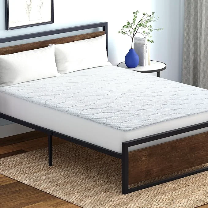 Powerful Vibe Cooling Quilted Memory Foam Mattress Pad Full Organic