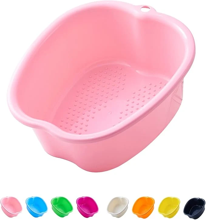Fashionable AXLOFO® Foot Soaking Bath Basin Large Plastic Foot Soaking Tub Feet Massage Optimized